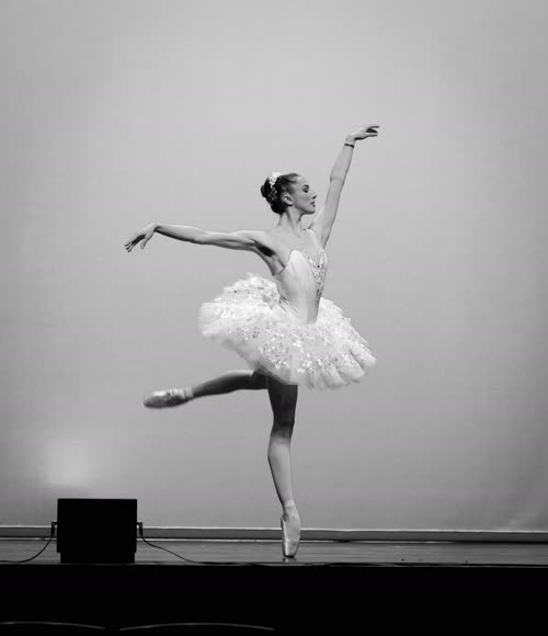 A ballet rehearsal